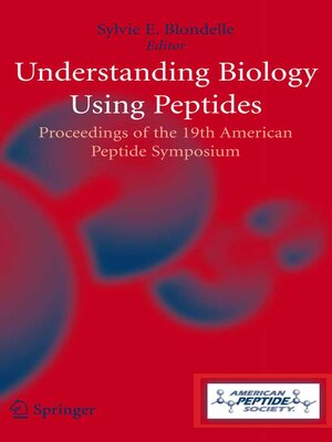 cover image of Understanding Biology Using Peptides